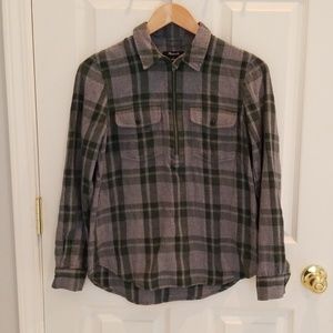Madewell flannel shirt size small